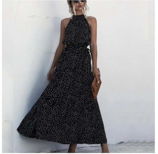 Printed maxi lace dress - Image 2