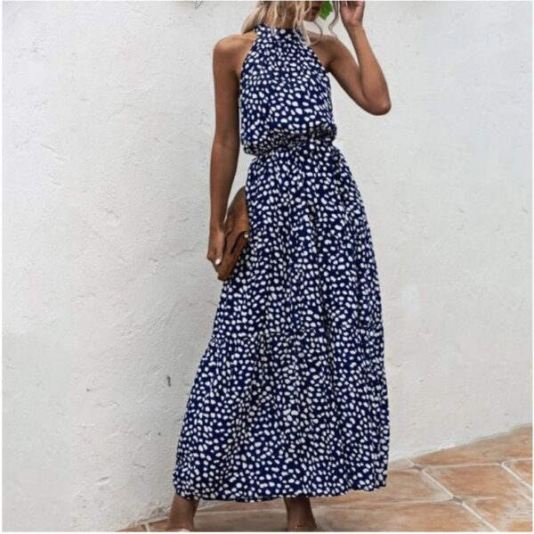 Printed maxi lace dress - Image 9