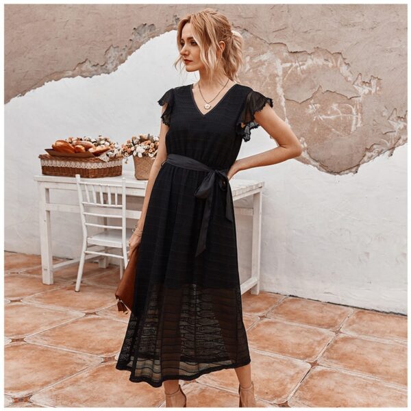 French retro dress summer - Image 5