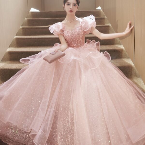 Evening Dress Women's Banquet Ceremony Exam Super Fairy Princess
