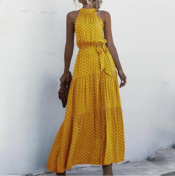 Printed maxi lace dress - Image 7