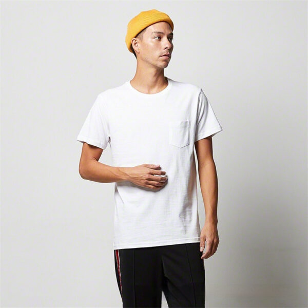 HA30 Round Neck Pocket T-shirt - Image 8