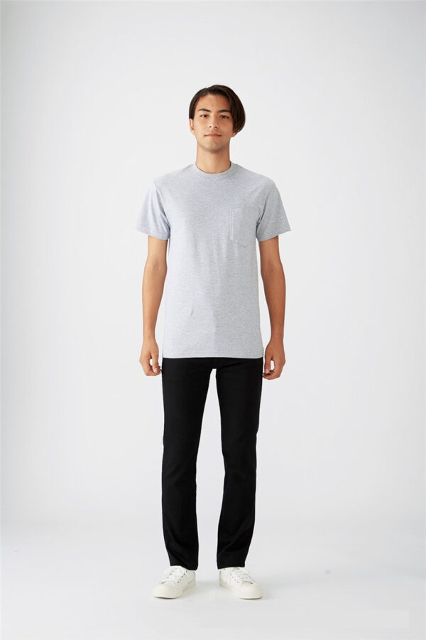 HA30 Round Neck Pocket T-shirt - Image 4