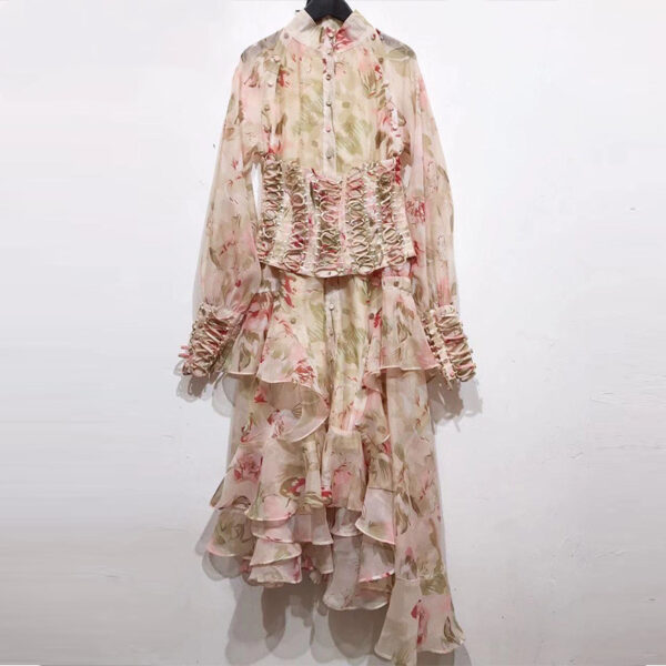 Women Flower Printed Party Dresses - Image 5