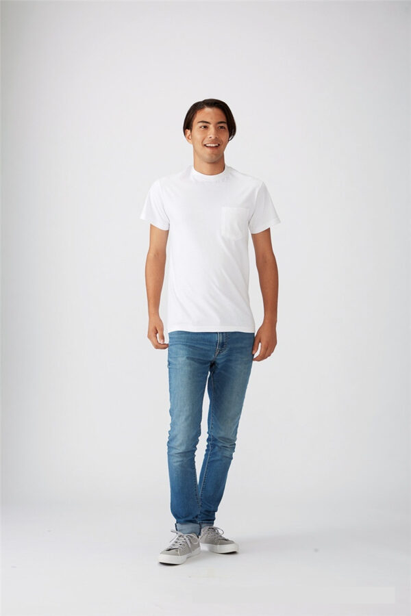 HA30 Round Neck Pocket T-shirt - Image 3