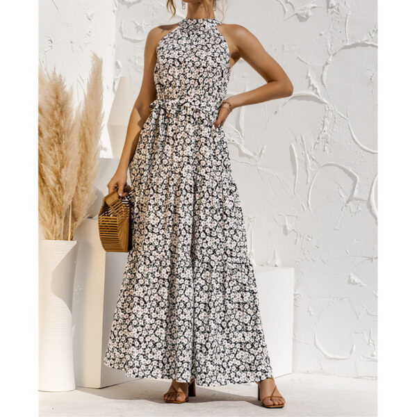 Printed maxi lace dress - Image 10