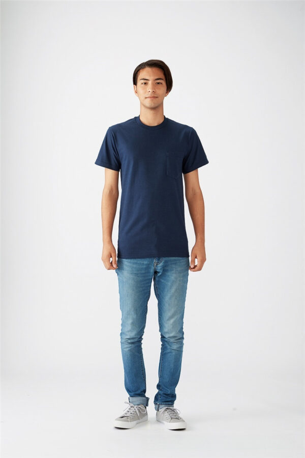 HA30 Round Neck Pocket T-shirt - Image 5