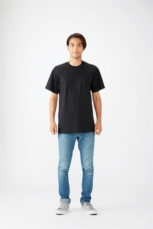 HA30 Round Neck Pocket T-shirt - Image 6