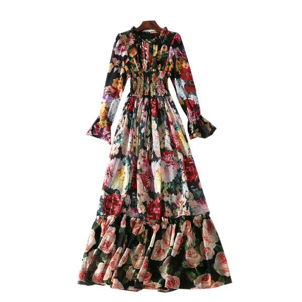 Printed dress maxi - Image 5