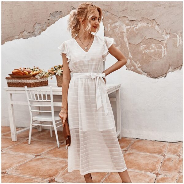 French retro dress summer - Image 2