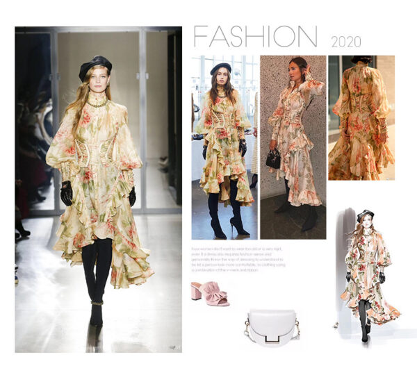 Women Flower Printed Party Dresses - Image 2
