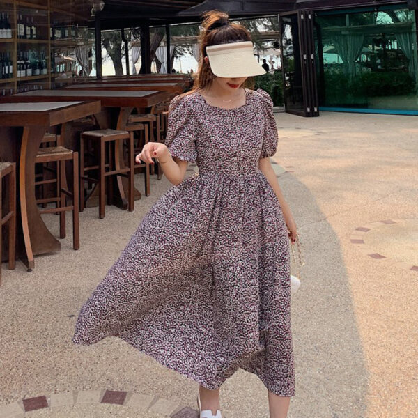 Retro floral summer dress - Image 2