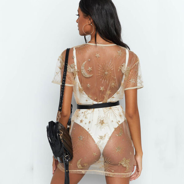 Streetwear Floral Women Dresses Elastic Bodycon Party For - Image 4