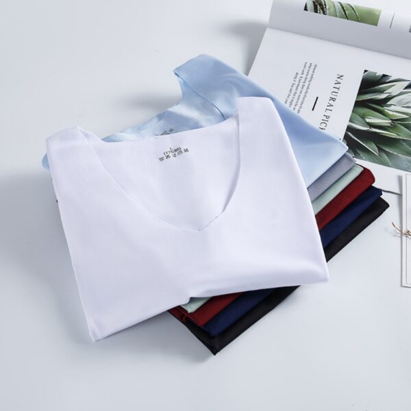 Summer Men's Seamless Ice Silk Vest