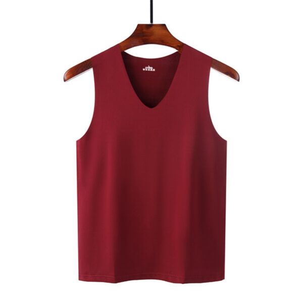 Summer Men's Seamless Ice Silk Vest - Image 6